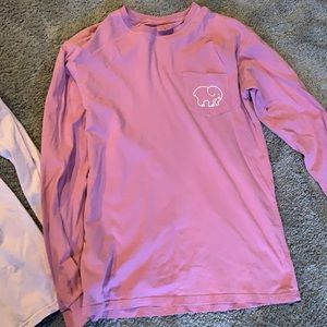 Two ivory ella long sleeve shirts